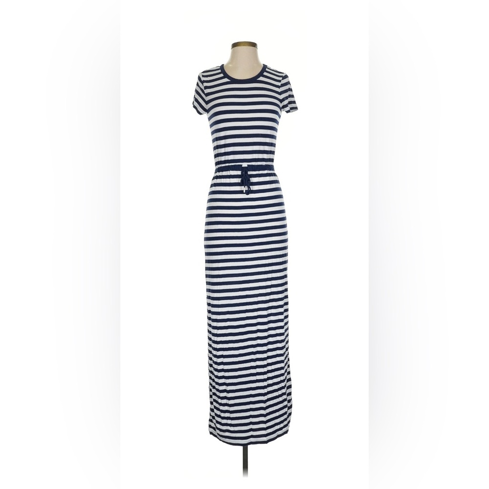 Michael Kors Blue and White Sheath Dress Casual Resort Wear